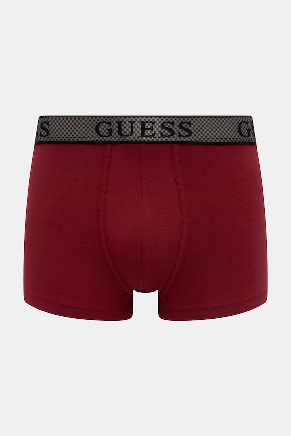 Oblečenie Guess boxerky pánske bavlnené s elastanom JOE 3-pack U5BG13.K6YW1 čierna