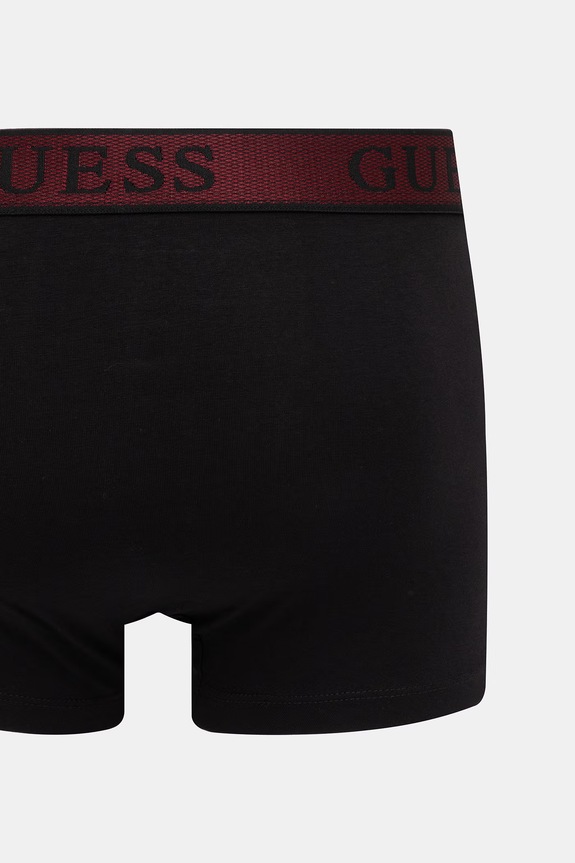 Odzież Guess bokserki męskie bawełniane z elastanem JOE 3-pack U5BG13.K6YW1 czarny