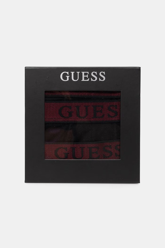 Guess bokserki męskie bawełniane z elastanem JOE 3-pack czarny U5BG13.K6YW1