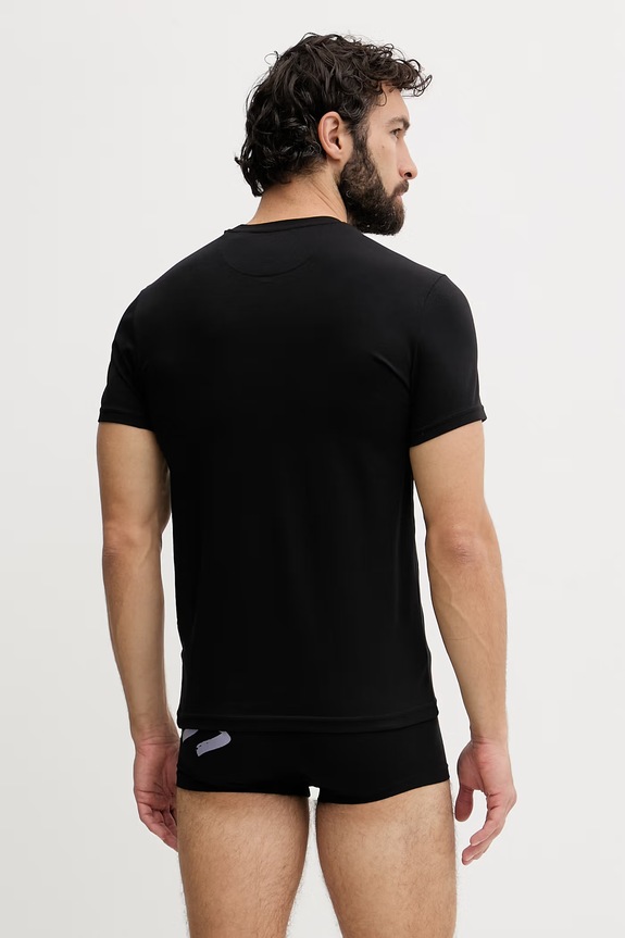 Guess pidžama za muškarce s pamukom U5BG92.K6YW1 crna SS26