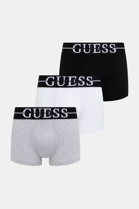 Μποξεράκια Guess JOE 3-pack εφαρμοστό σορτς μπόξερ γκρί U6GG00.K6YW1