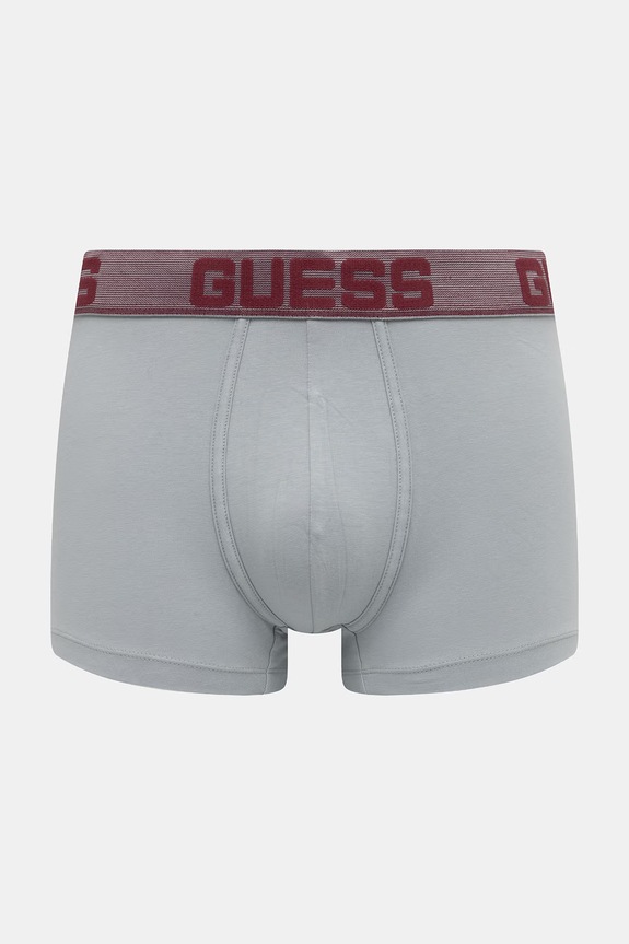 Guess boxerky pánske bavlnené s elastanom JOE 3-balenie sivá U6GG13.K6YW1