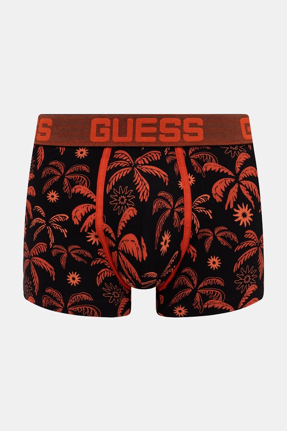 Odzież Guess bokserki męskie bawełniane z elastanem JOE 3-pack U6GG15.K6YW1 pomarańczowy