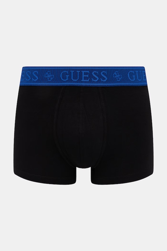 Odzież Guess bokserki męskie bawełniane z elastanem JOE 3-pack U6GG23.K6YW1 niebieski