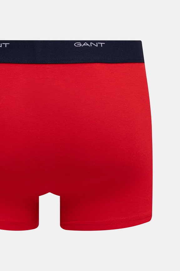 Gant bokserki dopasowane męskie bawełniane z elastanem 3-pack 900003333 czerwony