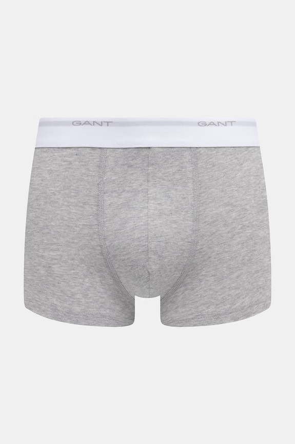 Odzież Gant bokserki dopasowane męskie bawełniane z elastanem 3-pack 900003333 czarny