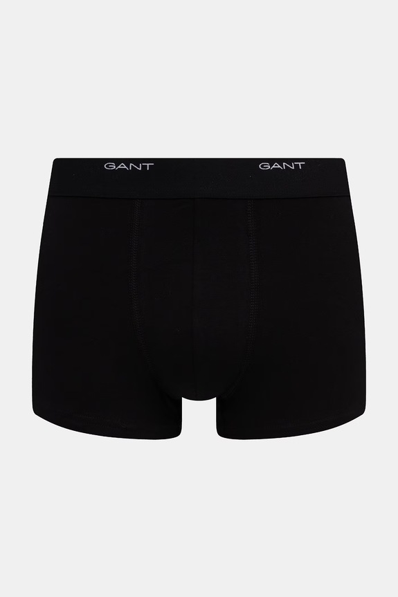 Gant přiléhavé pánské bavlněné boxerky s elastanem 3-pack 900003333 černá SS26