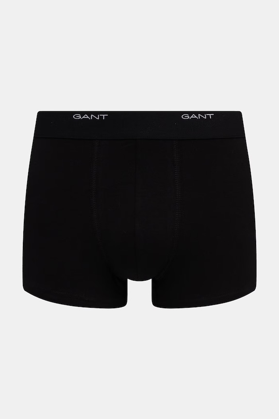 Gant přiléhavé pánské bavlněné boxerky s elastanem 3-pack 900003333 černá SS26