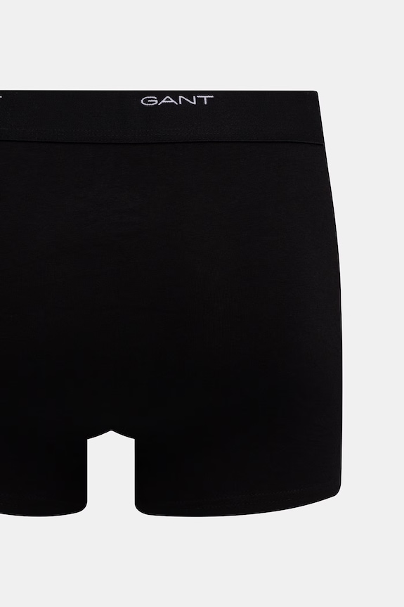 Oblečení Gant přiléhavé pánské bavlněné boxerky s elastanem 3-pack 900003333 černá