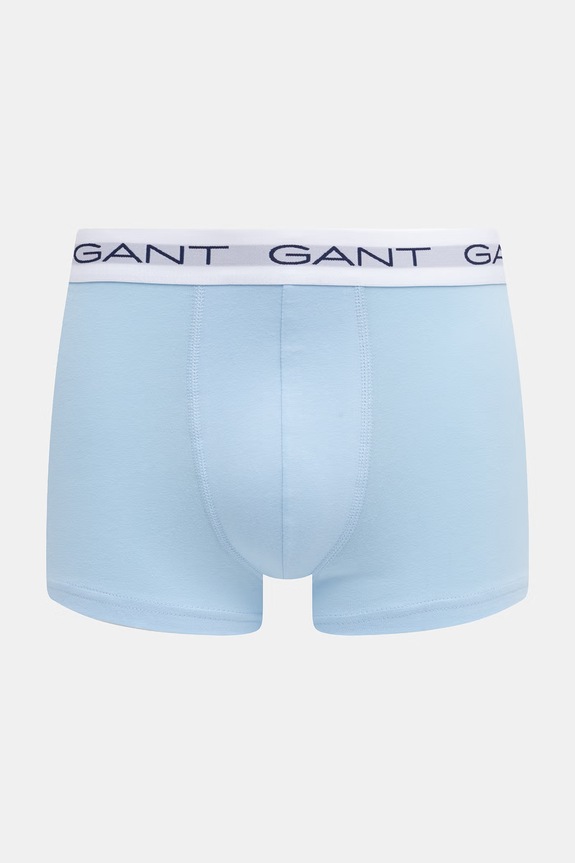 Gant bokserki dopasowane męskie bawełniane z elastanem 3-pack 902613003 szary SS26