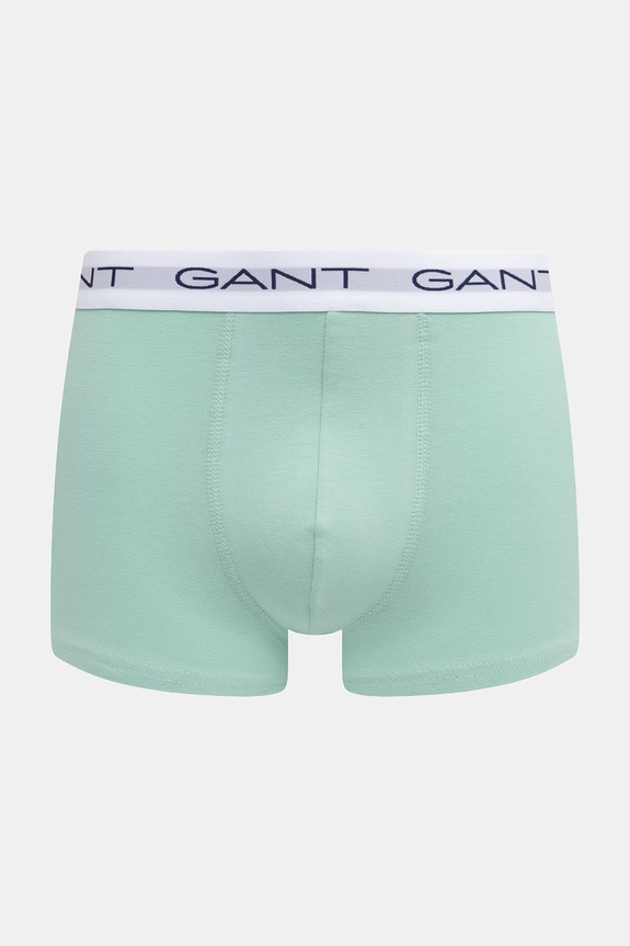 Odzież Gant bokserki dopasowane męskie bawełniane z elastanem 3-pack 902613003 szary