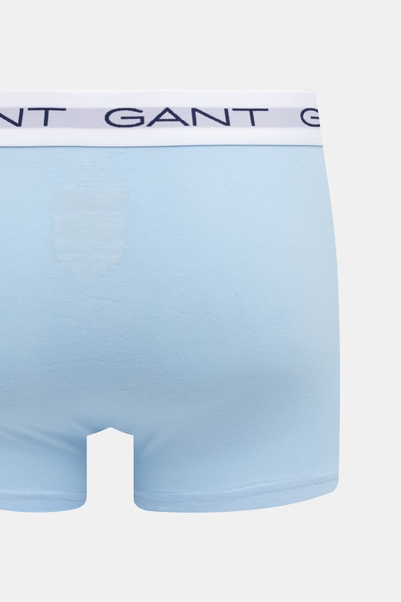 Gant bokserki dopasowane męskie bawełniane z elastanem 3-pack 902613003 szary