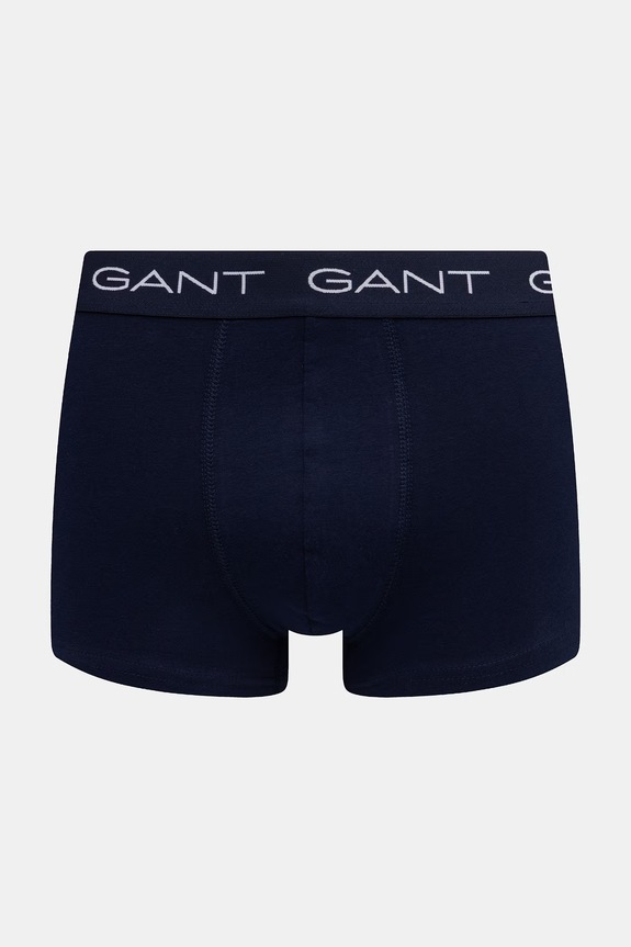Gant bokserki męskie z bawełną 3-pack niebieski 902613013