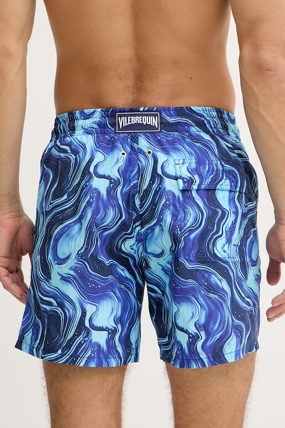 Îmbrăcăminte Vilebrequin pantaloni scurți de baie bărbați MOOREA MOOEB126 bleumarin