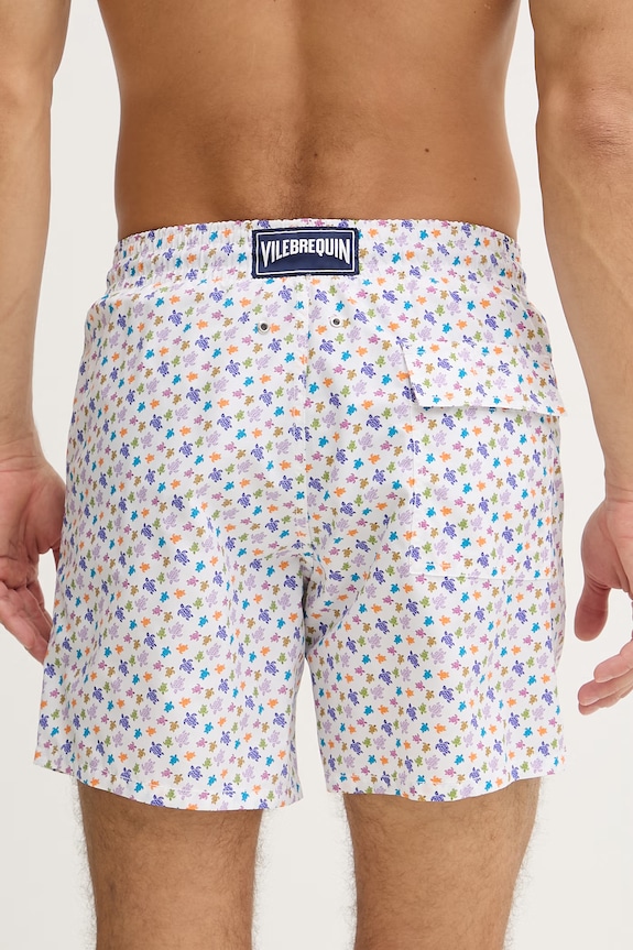 Îmbrăcăminte Vilebrequin pantaloni scurți de baie bărbați MOOREA MOOEB139 alb