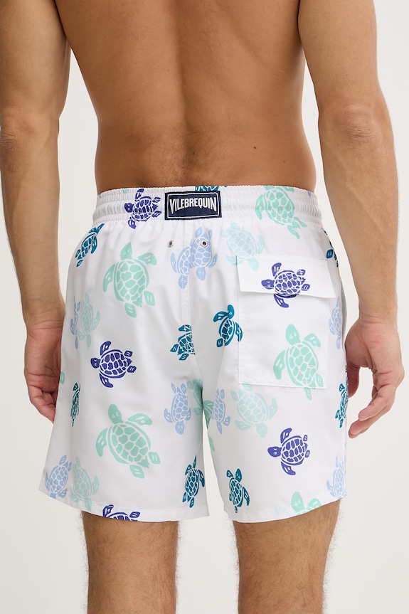 Îmbrăcăminte Vilebrequin pantaloni scurți de baie bărbătești MOOREA MOOEB536 alb