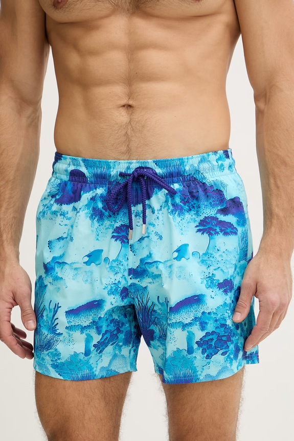 Vilebrequin pantaloni scurți de baie bărbați MOORISE MSOEF118 albastru SS26