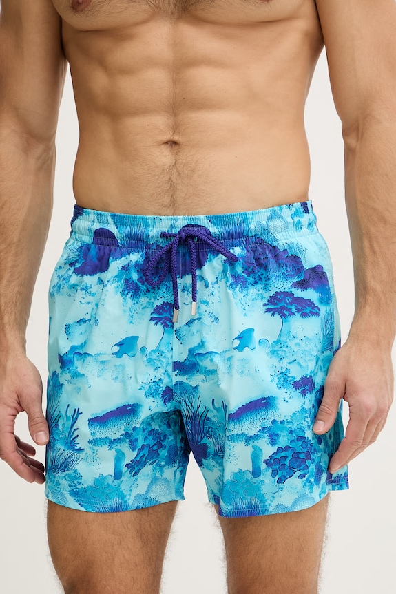 Vilebrequin pantaloni scurți de baie bărbați MOORISE MSOEF118 albastru SS26