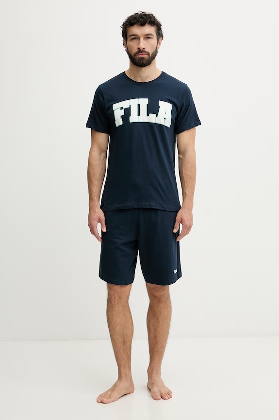 Fila δύο τεμαχίων ανδρικά βαμβακερά σκούρο μπλε FPS1242