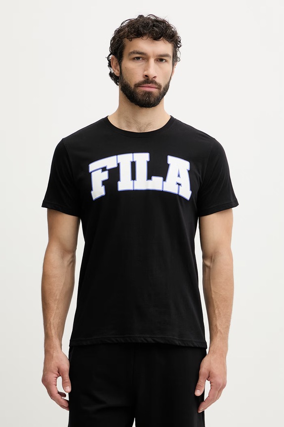 Fila piżama dwuczęściowa męska bawełniana FPS1242 czarny SS26