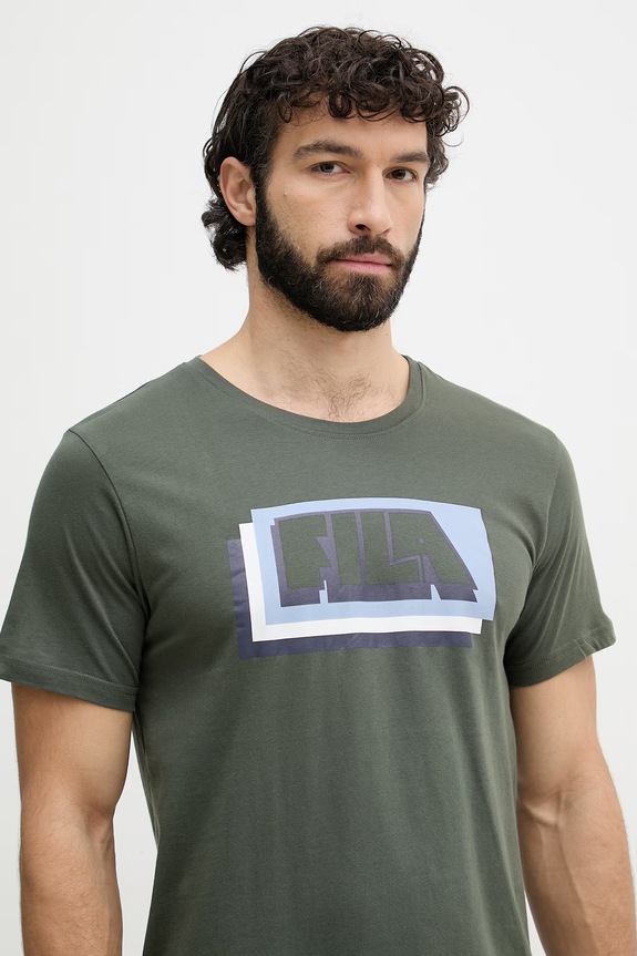 Fila dvojdielne pyžamo pánske bavlnené zelená FPS1246