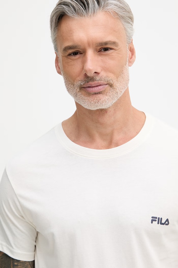 Fila pijama din două piese pentru bărbați, din bumbac FPS1247 bej