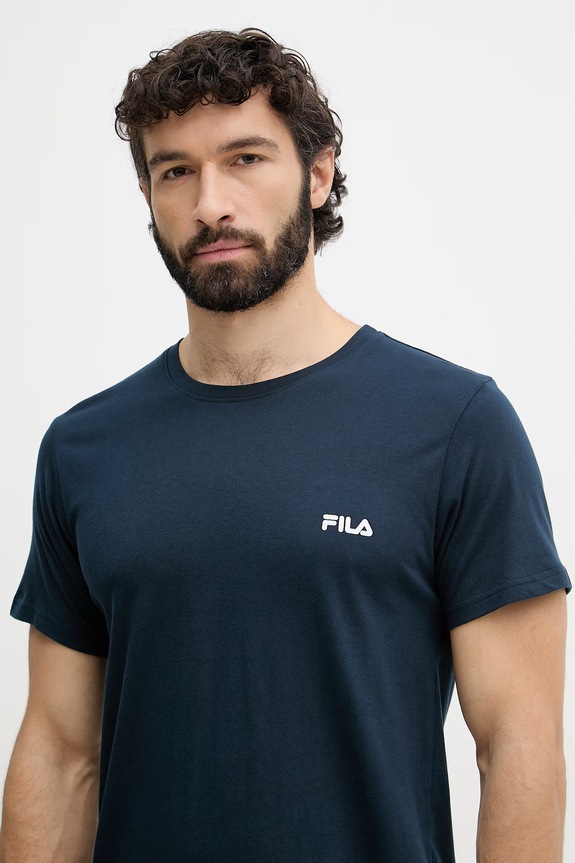 Fila dvojdielne pyžamo pánske bavlnené tmavomodrá FPS1247