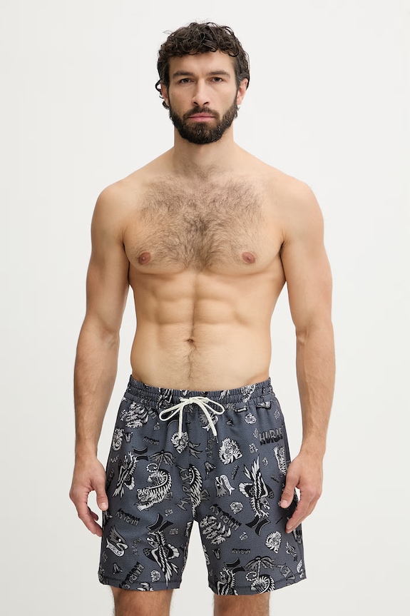 Hurley σορτς μαγιό Ανδρικά VOLLEY FLEX γκρί MBEU00012