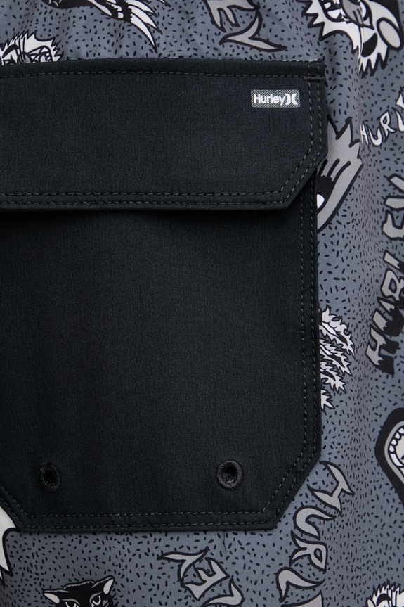 Hurley pantaloncini da bagno da uomo VOLLEY FLEX grigio MBEU00012