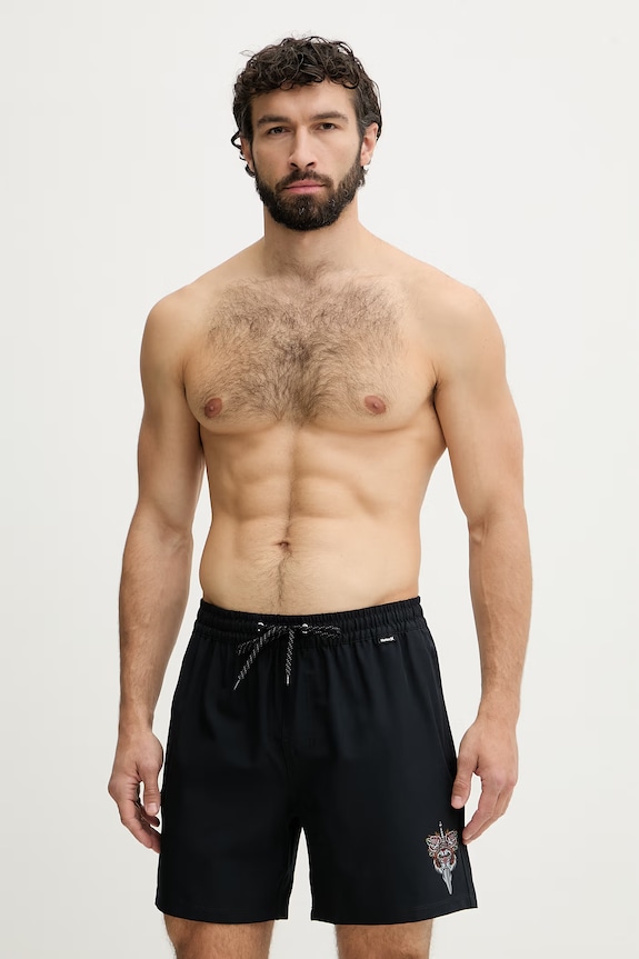 Hurley szorty kąpielowe męskie VOLLEY FLEX czarny MBEU00019