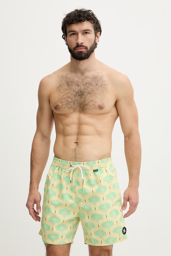 Hurley szorty kąpielowe męskie VOLLEY ICON żółty MBEU00014