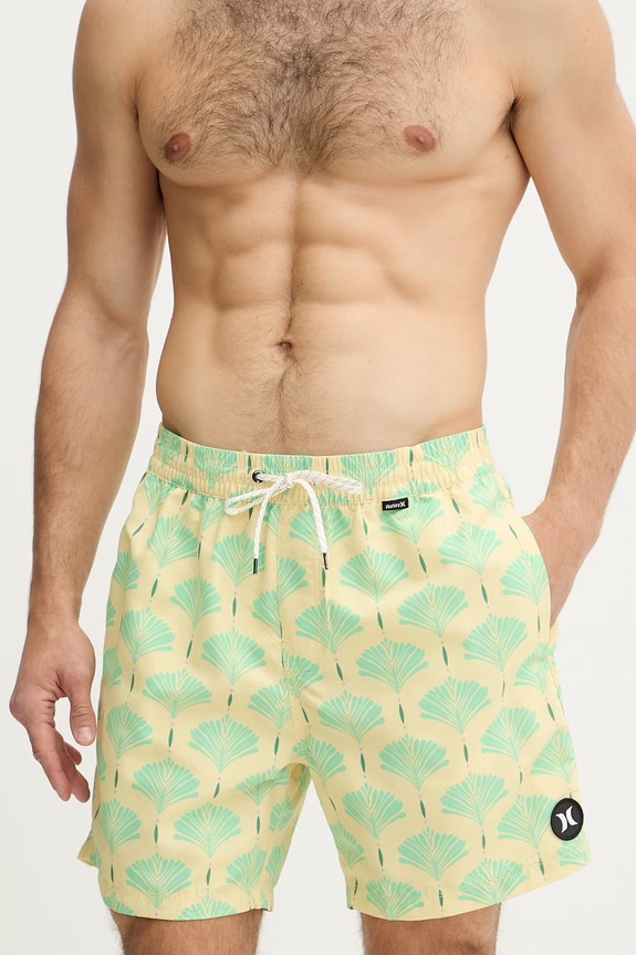 Hurley szorty kąpielowe męskie VOLLEY ICON MBEU00014 żółty SS26