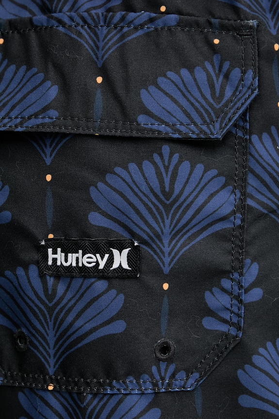 Hurley pantaloncini da bagno da uomo VOLLEY ICON nero MBEU00014