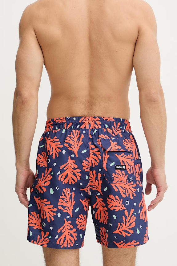 Ρούχα Hurley σορτς μαγιό ανδρικά VOLLEY ICON MBEU00016 σκούρο μπλε