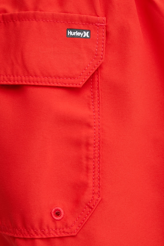 Hurley szorty kąpielowe męskie VOLLEY ICON czerwony MBEU00010