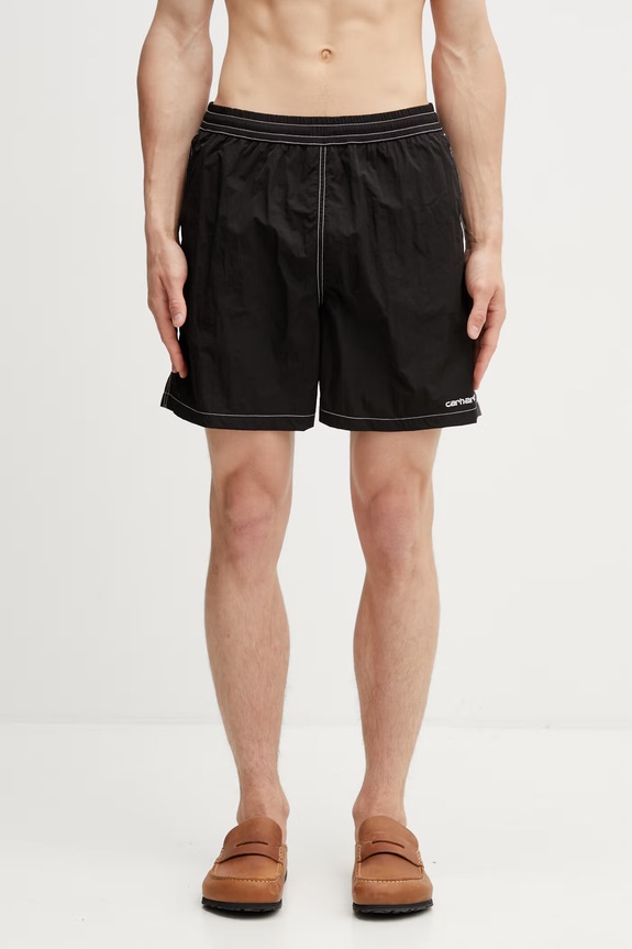 Carhartt WIP Canby Swim Trunks σορτς μαγιό ανδρικά μαύρο I034570.0D2XX