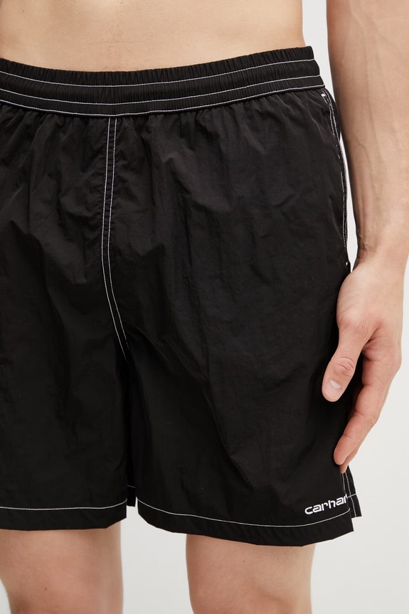 Carhartt WIP Canby Swim Trunks σορτς μαγιό ανδρικά μαύρο I034570.0D2XX
