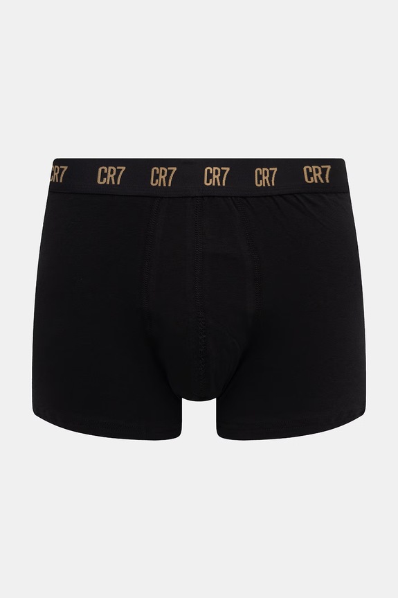 CR7 Cristiano Ronaldo bokserki męskie bawełniane z elastanem 5-pack 8123.49.2352 czarny SS26