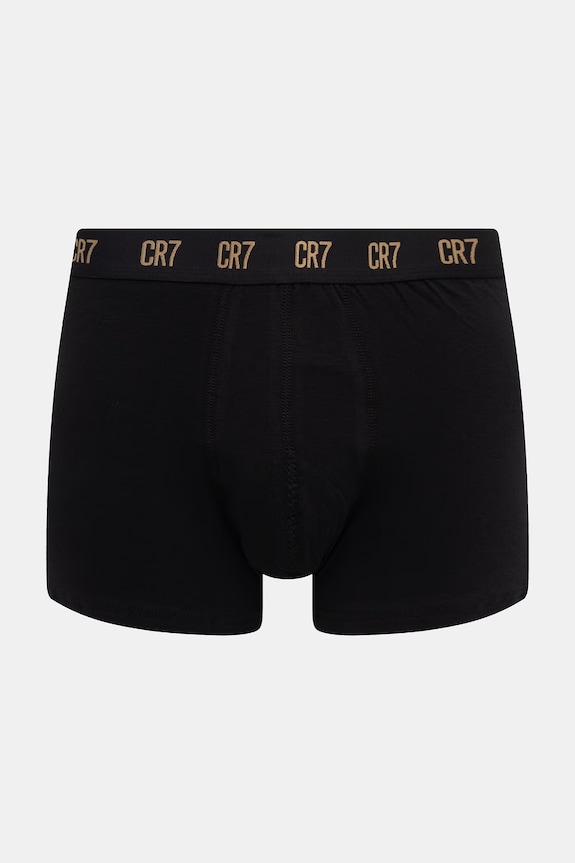 CR7 Cristiano Ronaldo bokserki męskie bawełniane z elastanem 5-pack 8123.49.2352 czarny SS26