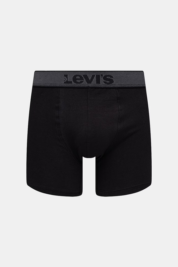 Levi's boxeri pentru bărbați, din bumbac cu elastan pachet de 2 37149.1256 negru AA00