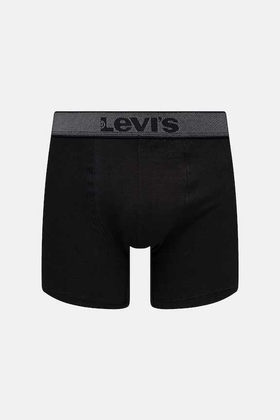 Levi's boxeri pentru bărbați, din bumbac cu elastan pachet de 2 37149.1256 negru AA00