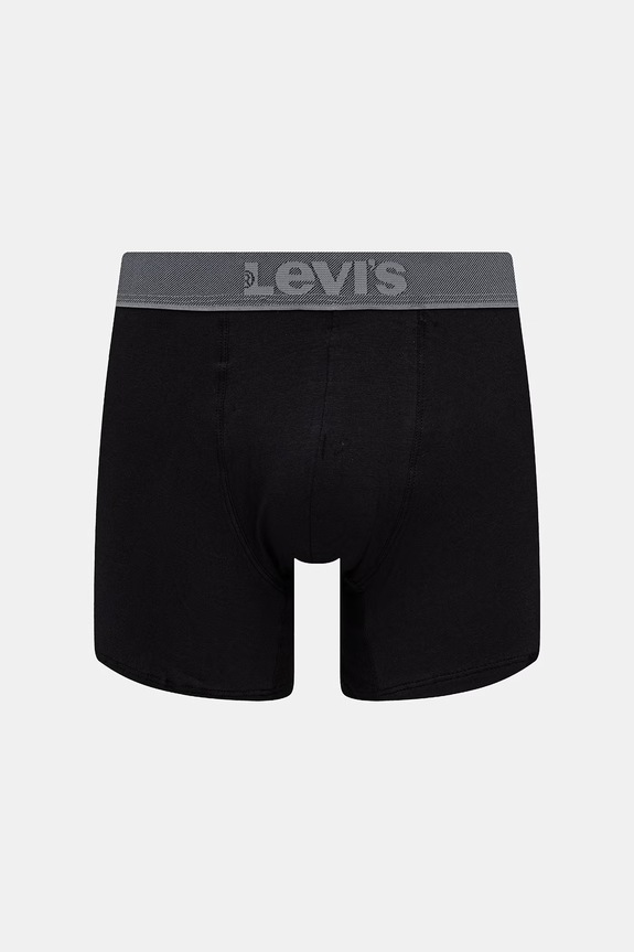 Îmbrăcăminte Levi's boxeri pentru bărbați, din bumbac cu elastan pachet de 2 37149.1256 negru