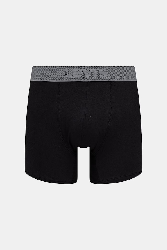 Îmbrăcăminte Levi's boxeri pentru bărbați, din bumbac cu elastan pachet de 2 37149.1256 negru
