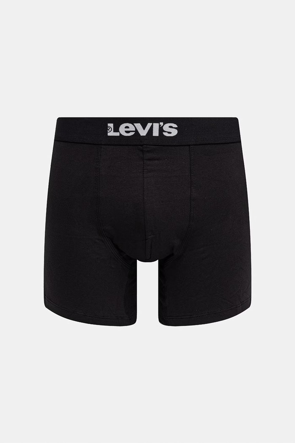 Abbigliamento Levi's boxer da uomo in cotone con elastan pacco da 2 37149.1264 grigio