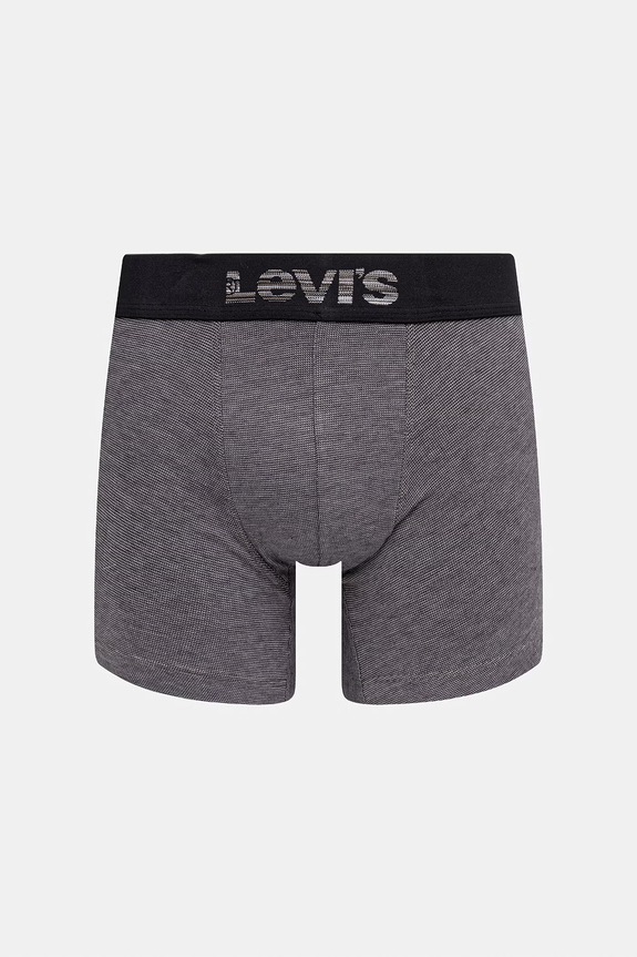Levi's boxer da uomo in cotone con elastan pacco da 2 37149.1267 nero AA00