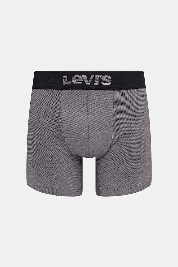 Levi's boxer da uomo in cotone con elastan pacco da 2 37149.1267 nero AA00