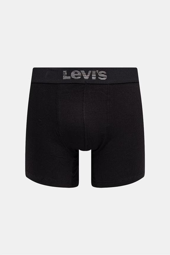 Abbigliamento Levi's boxer da uomo in cotone con elastan pacco da 2 37149.1267 nero