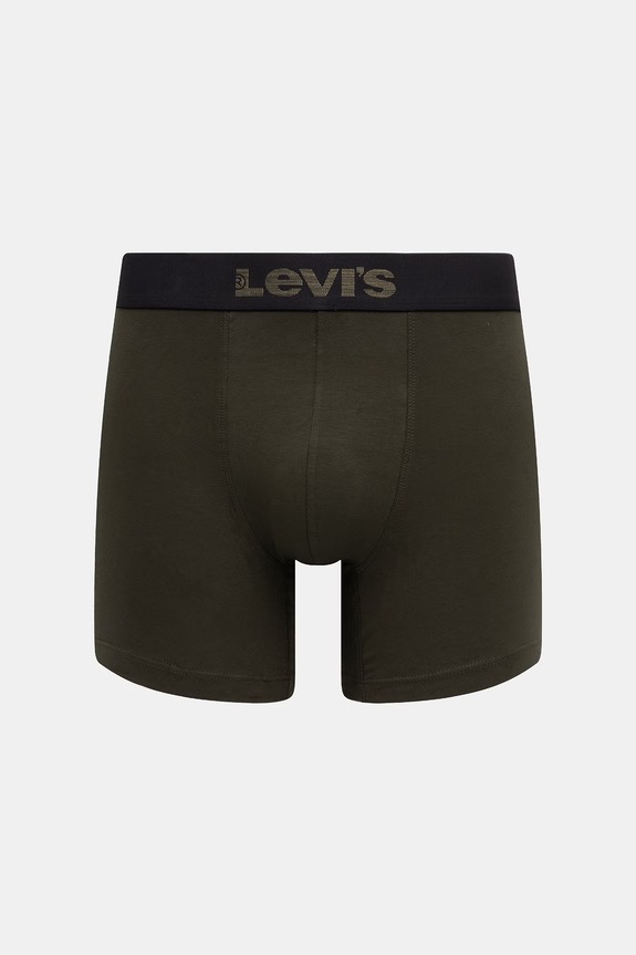 Levi's boxeri pentru bărbați, din bumbac cu elastan, pachet de 2 37149.1269 verde AA00