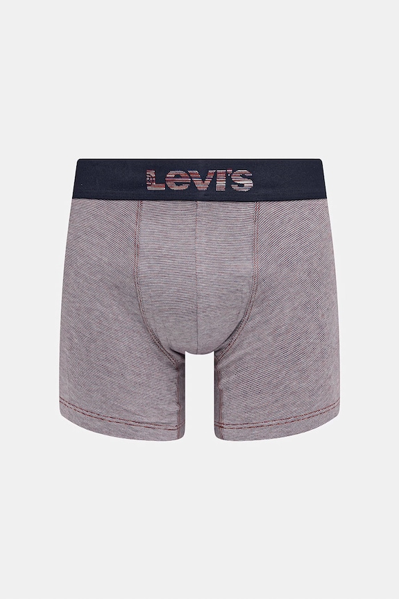 Levi's boxer da uomo in cotone con elastan pacco da 2 37149.1271 blu navy SS26