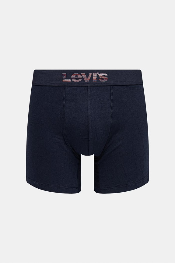 Abbigliamento Levi's boxer da uomo in cotone con elastan pacco da 2 37149.1271 blu navy
